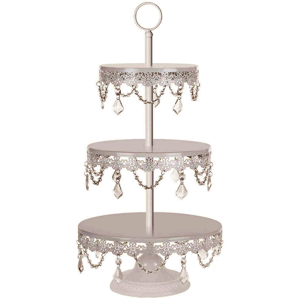 Silver 3 on sale tier cake stand